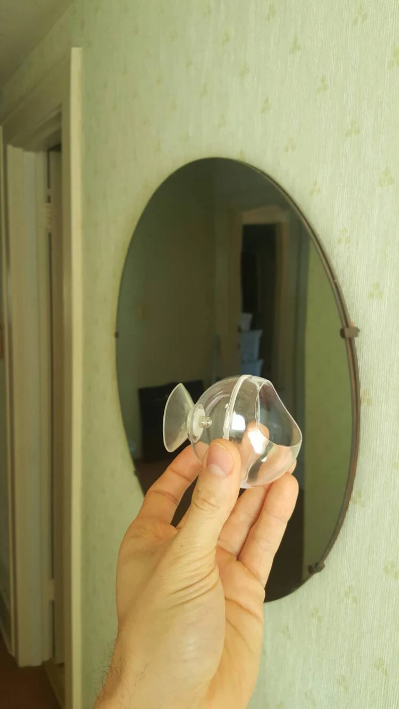 Floss Pick Holder - Bathroom Mirror Attaching -